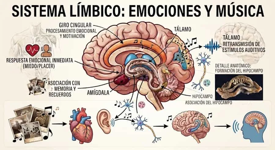 Música y emociones el sistema limbico